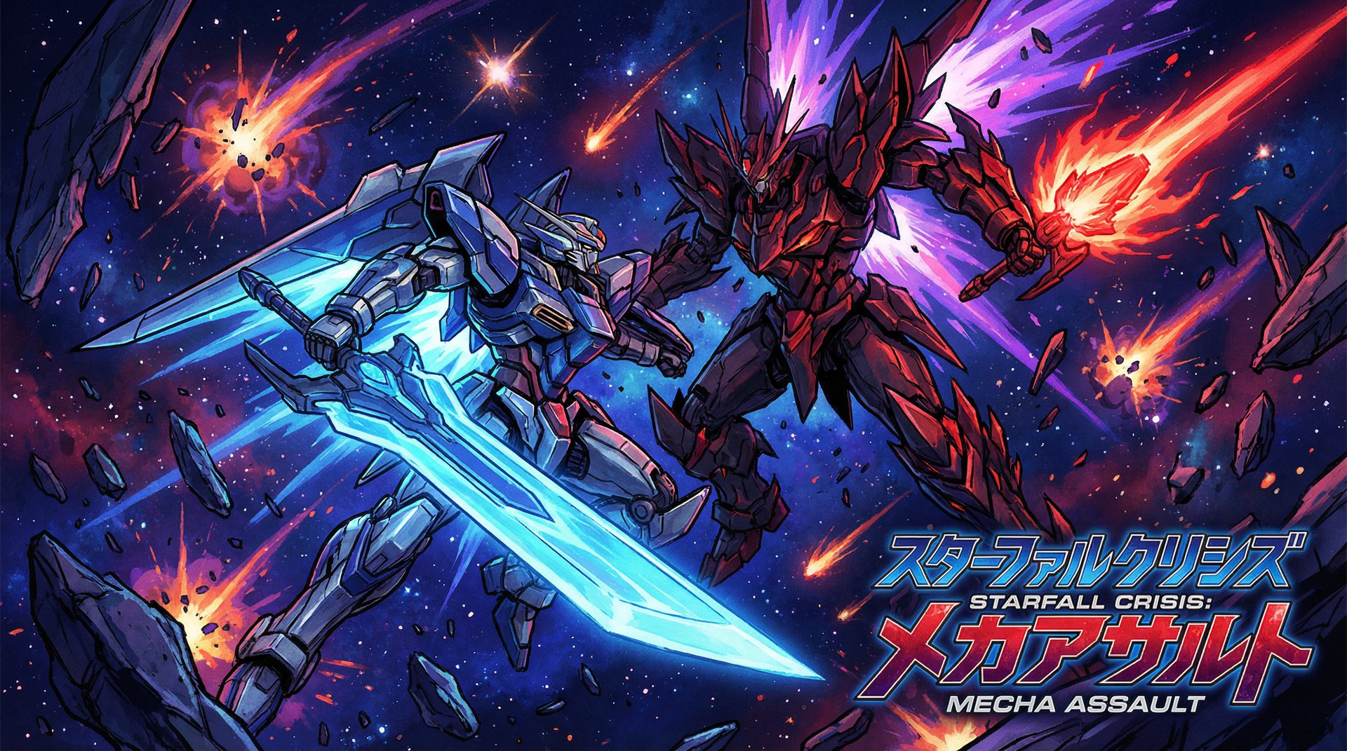 媚黑动漫-星际机甲大战